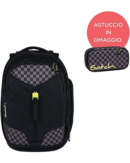 Satch Zaino Ergonomico Match Dark Skate - Astuccio Omaggio! Zaini Scuola