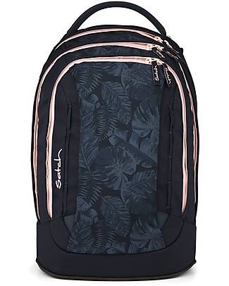 Satch Zaino Ergonomico Pack - Midnight Jungle - 30x27x45 cm - Resistente e Idrorepellente Zaini Scuola