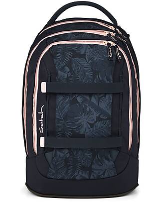 Satch Zaino Ergonomico Pack - Midnight Jungle - 30x27x45 cm - Resistente e Idrorepellente Zaini Scuola