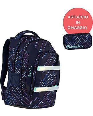 Satch Zaino Ergonomico Pack Purple Laser - Astuccio Omaggio! Zaini Scuola
