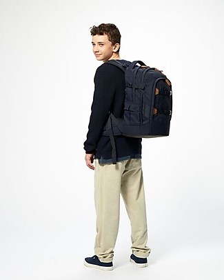 Satch Zaino Ergonomico Pack Skandi - Nordic Blue - 30 x 45 x 22 cm - Limited Edition Zaini Scuola