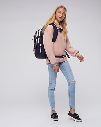 Satch Zaino Ergonomico Scuola Pack - Bloomy Breeze - 30 x 45 x 22 cm - Ecologico e Iperaccessoriato Zaini