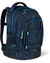 Satch Zaino Ergonomico Scuola Pack - Blue Tech - 30 x 45 x 22 cm - Ecologico e Iperaccessoriato Zaini Scuola