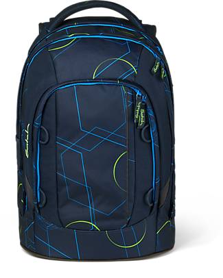Satch Zaino Ergonomico Scuola Pack - Blue Tech - 30 x 45 x 22 cm - Ecologico e Iperaccessoriato Zaini