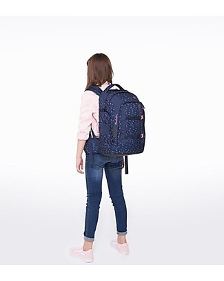 Satch Zaino Ergonomico Scuola Pack - Funky Friday - 30 x 45 x 22 cm - Ecologico e Iperaccessoriato Zaini Scuola