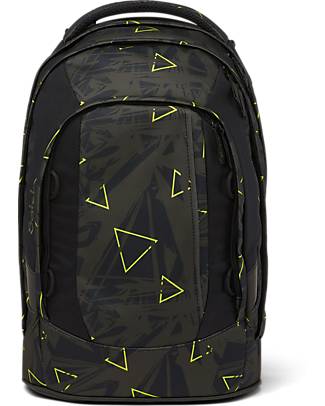 Satch Zaino Ergonomico Scuola Pack - Geo Storm - 30 x 45 x 22 cm - Ecologico e Iperaccessoriato Zaini Scuola