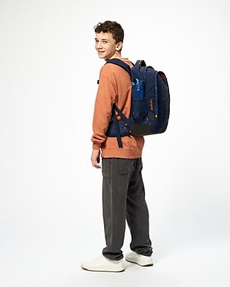 Satch Zaino Ergonomico Scuola Pack - Urban Journey - 30 x 45 x 22 cm - Ecologico e Iperaccessoriato Zaini