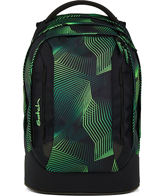 Satch Zaino Ergonomico - Seismic Green - 30 x 45 x 22 cm - Resistente e Idrorepellente Zaini Scuola