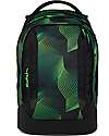 Satch Zaino Ergonomico - Seismic Green - 30 x 45 x 22 cm - Resistente e Idrorepellente Zaini Scuola