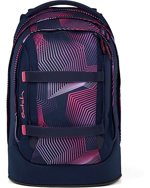 Satch Zaino Ergonomico - Seismic Pink - 30 x 45 x 22 cm - Resistente e Idrorepellente Zaini Scuola