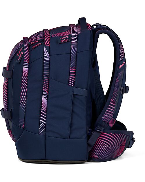 Satch Zaino Ergonomico - Seismic Pink - 30 x 45 x 22 cm - Resistente e Idrorepellente Zaini Scuola