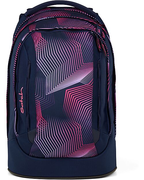 Satch Zaino Ergonomico - Seismic Pink - 30 x 45 x 22 cm - Resistente e Idrorepellente Zaini Scuola