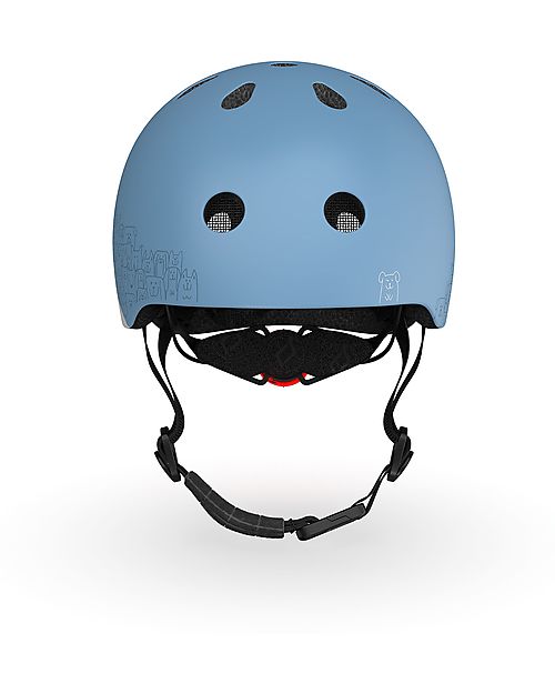 Scoot and Ride Casco Baby XXS-S - Acciaio Riflettente - 45-51 cm Caschi Bici