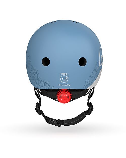 Scoot and Ride Casco Baby XXS-S - Acciaio Riflettente - 45-51 cm Caschi Bici