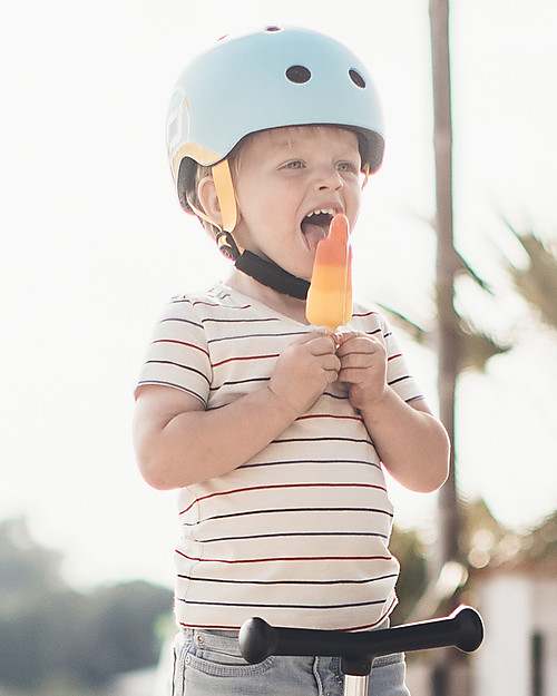 Scoot and Ride Casco Baby XXS-S - Blu Mirtillo - 45-51 cm Caschi Bici