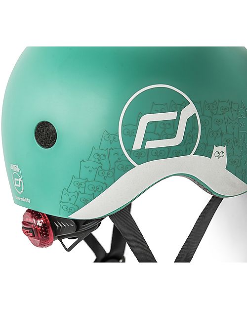 Scoot and Ride Casco Baby XXS-S - Forest Riflettente - 45-51 cm Caschi Bici
