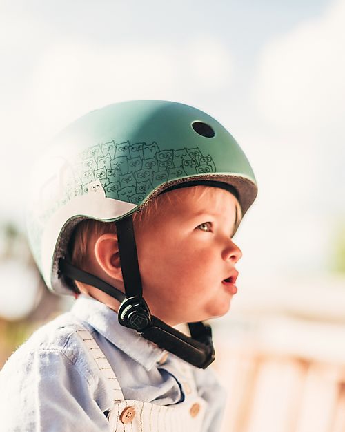 Scoot and Ride Casco Baby XXS-S - Forest Riflettente - 45-51 cm Caschi Bici