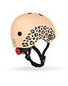 Scoot and Ride Casco Baby XXS-S  -Leopardo - 45-51 cm Caschi Bici