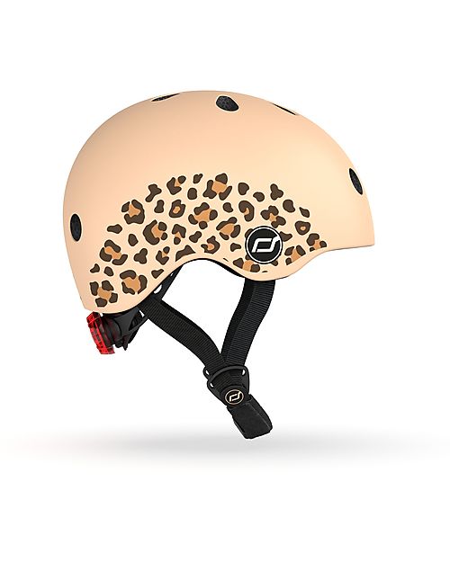 Scoot and Ride Casco Baby XXS-S  -Leopardo - 45-51 cm Caschi Bici