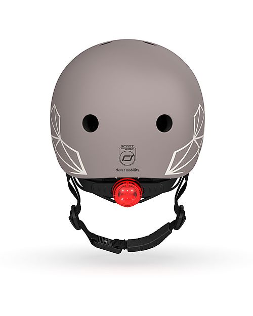 Scoot and Ride Casco Baby XXS-S - Linee Marroni - 45-51 cm Caschi Bici