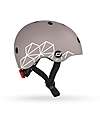 Scoot and Ride Casco Baby XXS-S - Linee Marroni - 45-51 cm Caschi Bici