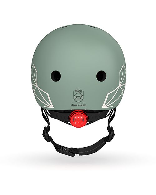 Scoot and Ride Casco Baby XXS-S - Linee Verdi - 45-51 cm Caschi Bici
