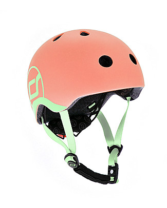 Scoot and Ride Casco Baby XXS-S - Pesca - 45-51 cm Biciclette Senza Pedali