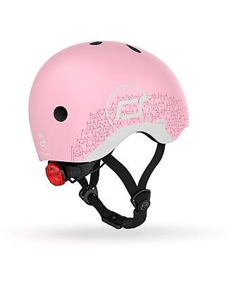 Scoot and Ride Casco Baby XXS-S - Rosa Riflettente - 45-51 cm Caschi Bici