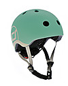 Scoot and Ride Casco Baby XXS-S - Verde Foresta - 45-51 cm Caschi Bici