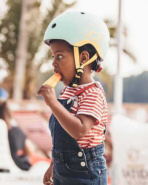 Scoot and Ride Casco Baby XXS-S - Verde Kiwi - 45-51 cm Caschi Bici