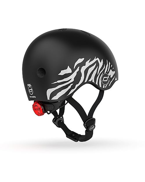 Scoot and Ride Casco Baby XXS-S - Zebra - 45-51 cm Caschi Bici