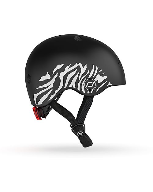 Scoot and Ride Casco Baby XXS-S - Zebra - 45-51 cm Caschi Bici
