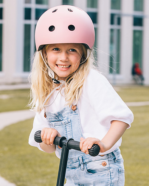 Scoot and Ride Casco Bambino S-M - Rosa - 51-55 cm Caschi Bici