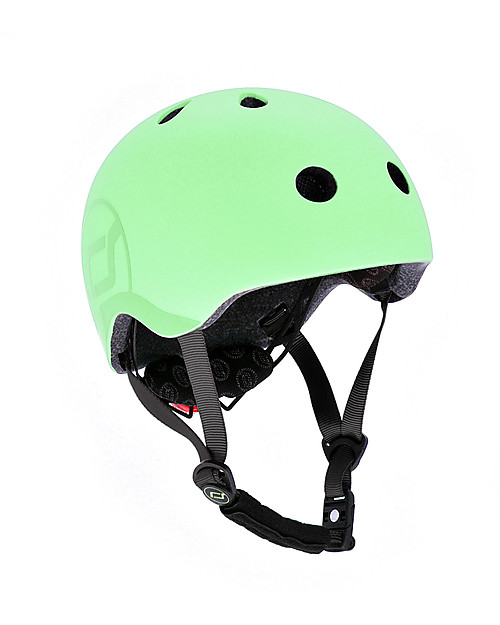 Scoot and Ride Casco Bambino S-M - Verde Kiwi - 51-55 cm Caschi Bici