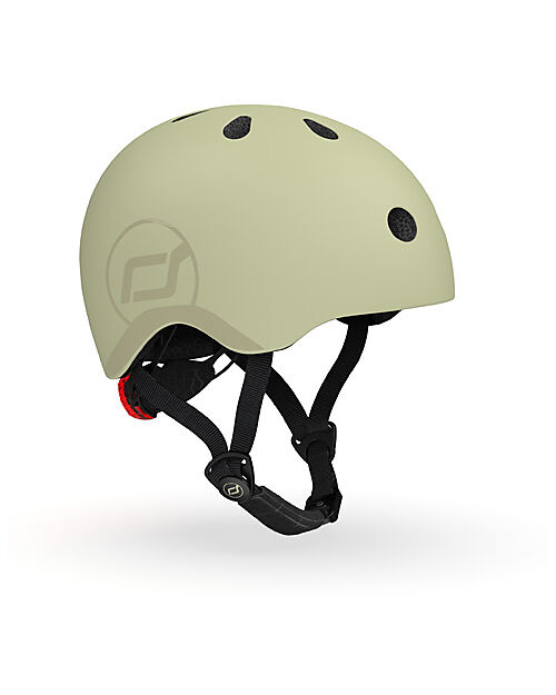Scoot and Ride Casco Bambino S-M - Verde Oliva - 51-55 cm Caschi Bici