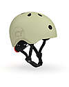 Scoot and Ride Casco Bambino S-M - Verde Oliva - 51-55 cm Caschi Bici