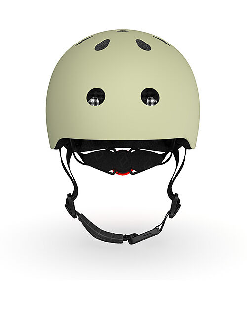 Scoot and Ride Casco Bambino S-M - Verde Oliva - 51-55 cm Caschi Bici