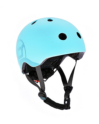Scoot and Ride Casco Bimbo S-M - Blu Mirtillo - 51-55 cm Caschi Bici