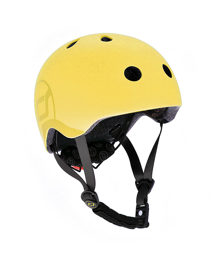 Scoot and Ride Casco Bimbo S-M - Giallo Limone - 51-55 cm unisex (bambini)