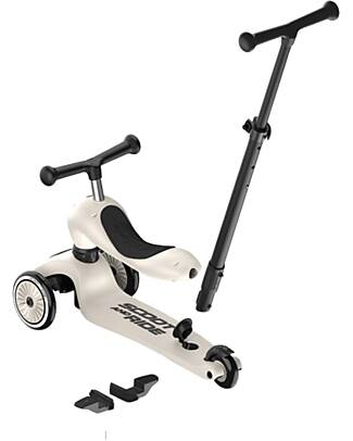 Scoot and Ride Monopattino a Triciclo con Barra di Spinta Highwaykick 1 Push and Go - Ash Monopattini