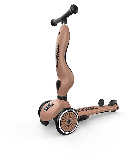 Scoot and Ride Monopattino a Triciclo con Barra di Spinta Highwaykick 1 Push and Go - Mocha Monopattini