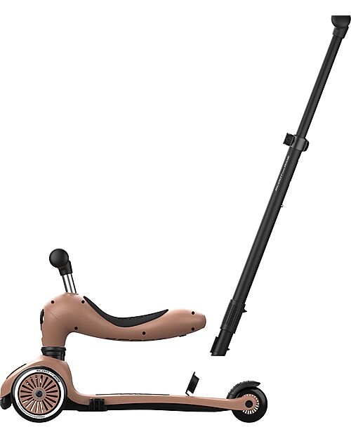 Scoot and Ride Monopattino a Triciclo con Barra di Spinta Highwaykick 1 Push and Go - Mocha Monopattini