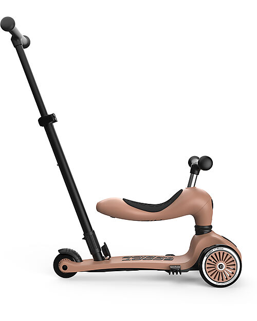 Scoot and Ride Monopattino a Triciclo con Barra di Spinta Highwaykick 1 Push and Go - Mocha Monopattini