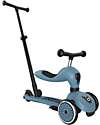 Scoot and Ride Monopattino a Triciclo con Barra di Spinta Highwaykick 1 Push and Go - Steel Monopattini