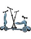 Scoot and Ride Monopattino a Triciclo con Barra di Spinta Highwaykick 1 Push and Go - Steel Monopattini