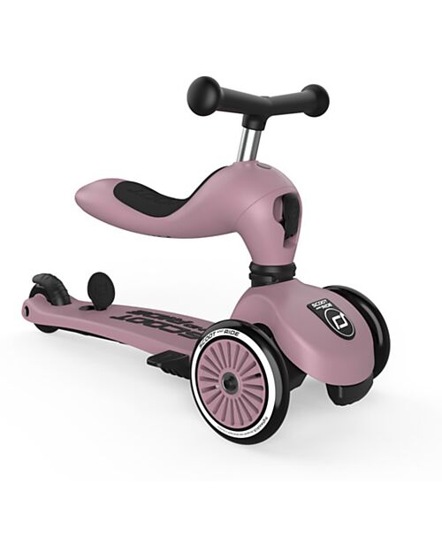 Scoot and Ride Monopattino a Triciclo con Barra di Spinta Highwaykick 1 Push and Go - Wildberry Biciclette senza Pedali
