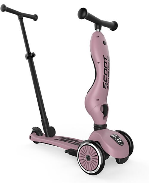 Scoot and Ride Monopattino a Triciclo con Barra di Spinta Highwaykick 1 Push and Go - Wildberry Monopattini