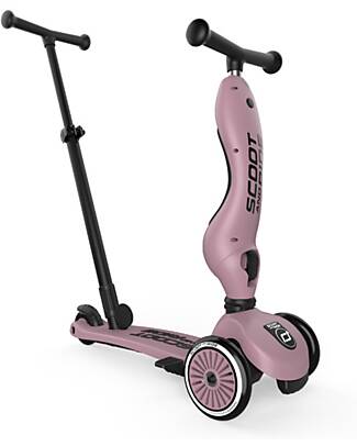 Scoot and Ride Monopattino a Triciclo con Barra di Spinta Highwaykick 1 Push and Go - Wildberry Monopattini