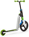 Scoot and Ride Monopattino e Bici Senza Pedali 2in1 Highwayfreak, Bianco/Blu/Verde - Da 3 anni in su Monopattini