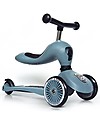 Scoot and Ride Monopattino e Triciclo 2in1 Highwaykick 1, Blu Acciaio - Da 1 a 5 anni Monopattini